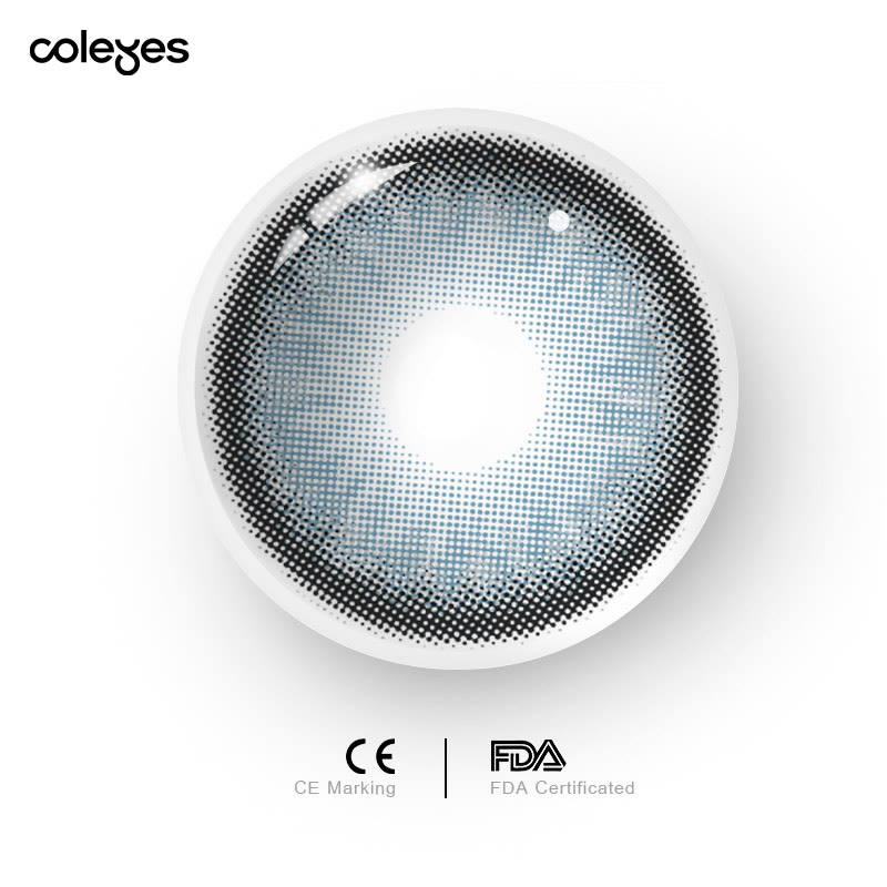 Coleyes Norko Blue Yearly Prescription Colored Contacts - image 10