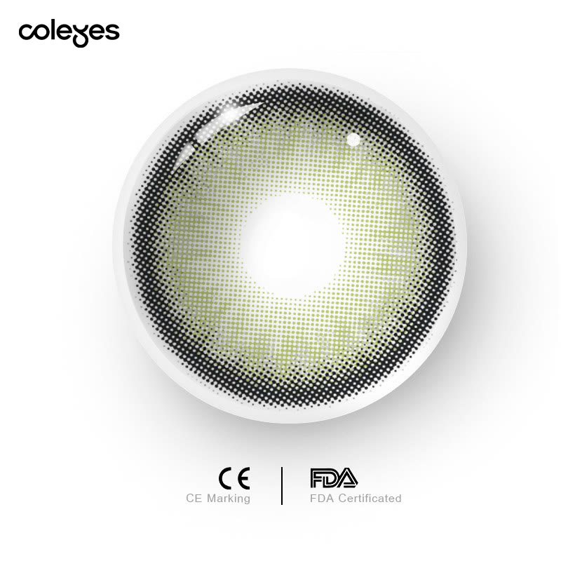 Coleyes Norko Green Yearly Prescription Colored Contacts - image 10