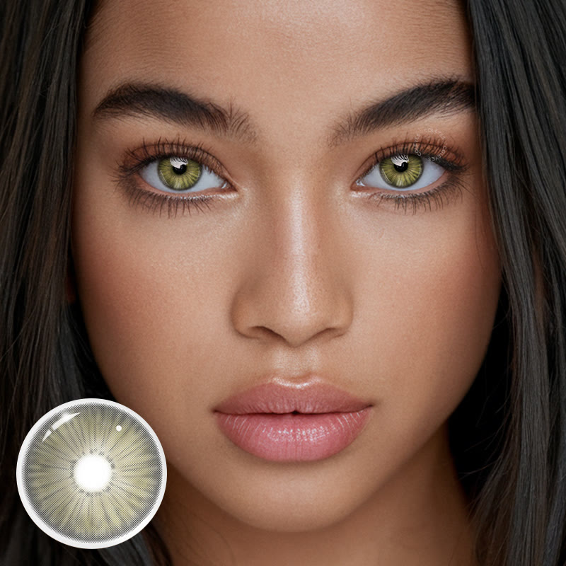 Coleyes New York Grey Brown Yearly Prescription Colored Contacts - image 2