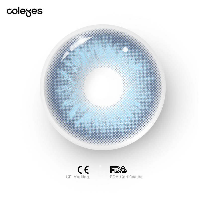 Coleyes Juliet Blue Yearly Prescription Colored Contacts - image 9