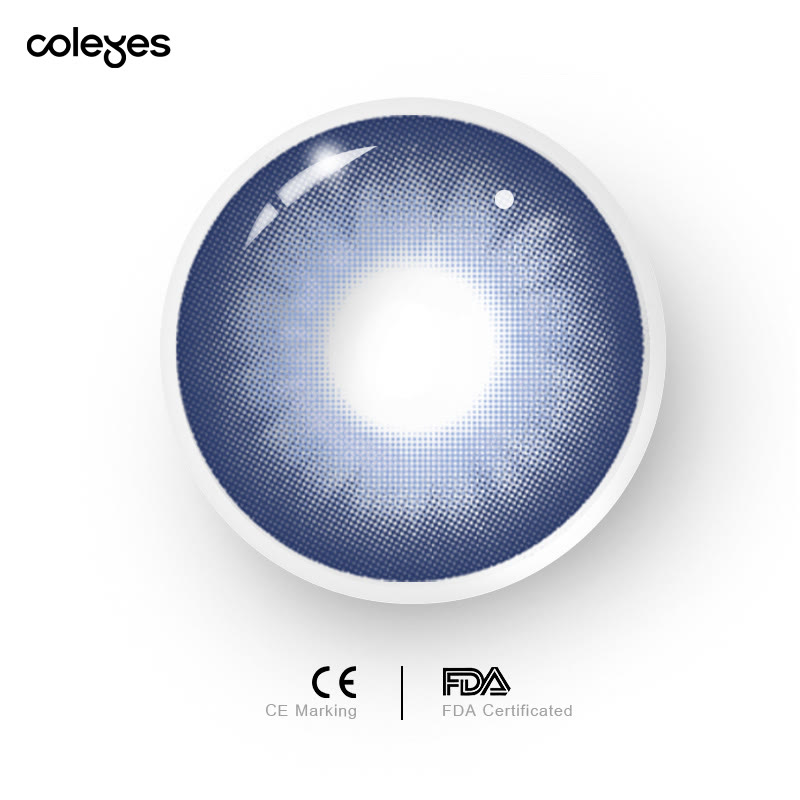 Coleyes Baby Doll Blue Yearly Prescription Colored Contacts - image 11