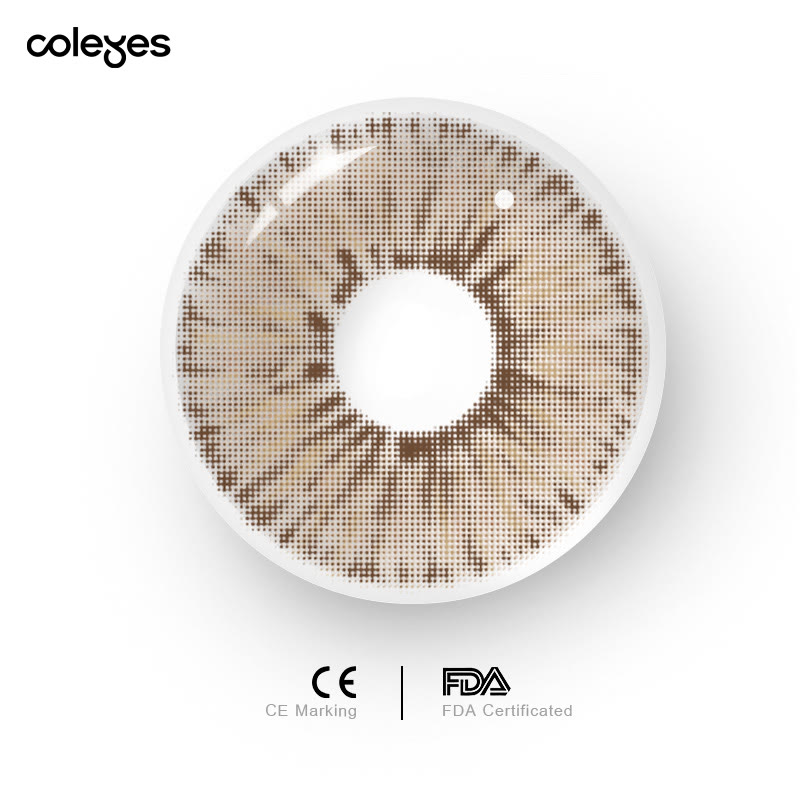 Coleyes Nighthawk Brown Yearly Prescription Colored Contacts - image 8
