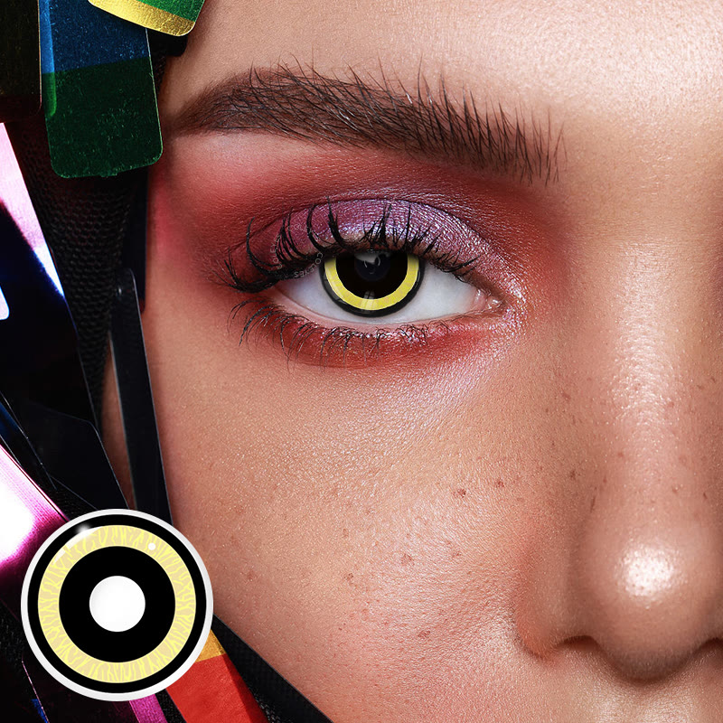 Coleyes Nebula Yellow Yearly Cosplay Colored Contacts - image 2