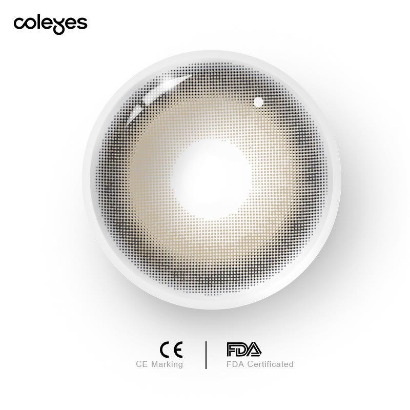 Coleyes Hybrid Grey Black Yearly Colored Contacts - image 10