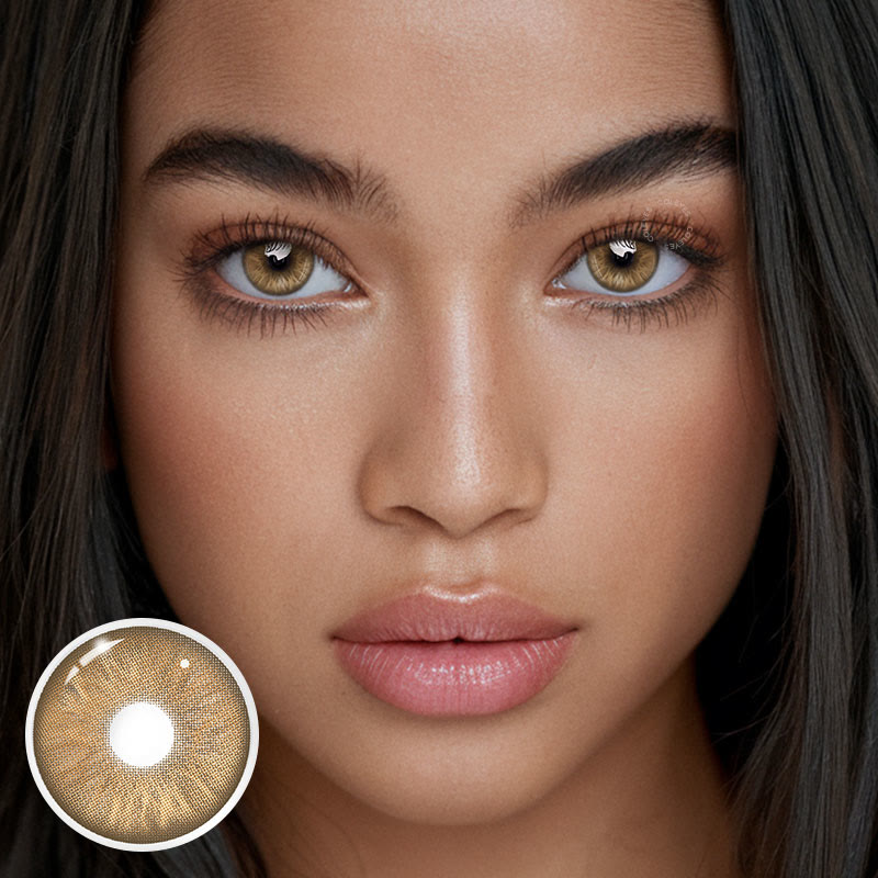 Coleyes Echo Brown Yearly Prescription Colored Contacts - image 2
