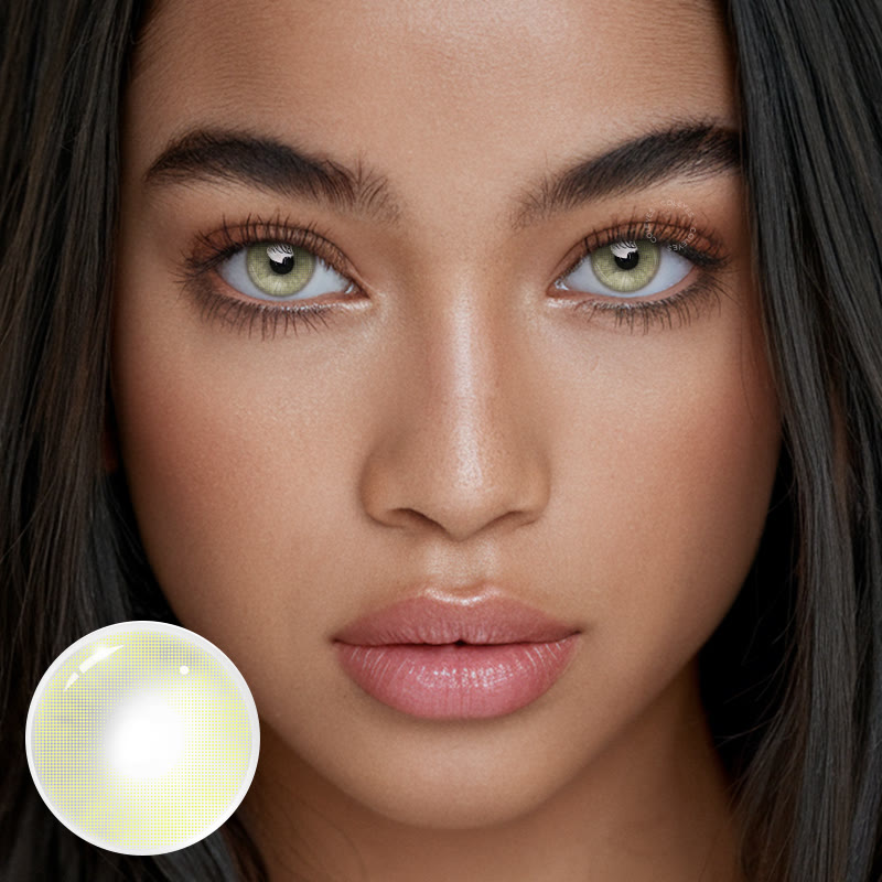 Coleyes Aurora Crystal Green Yearly Prescription Colored Contacts - image 2