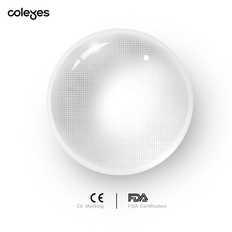 Coleyes Aurora Grey Yearly Prescription Colored Contacts - image 6