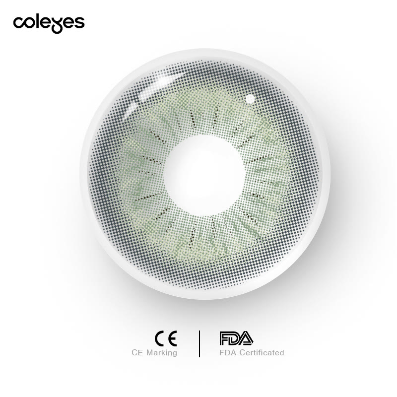 Coleyes Mossy Green Yearly Prescription Colored Contacts - image 6