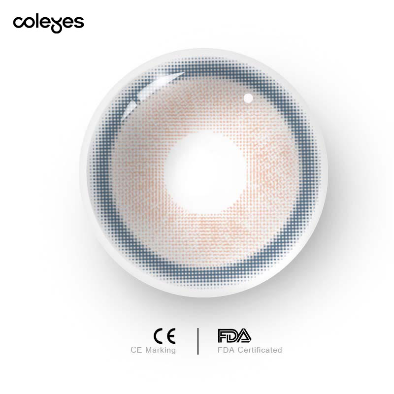 Coleyes Genshin Moon Grey Yearly Prescription Colored Contacts - image 6