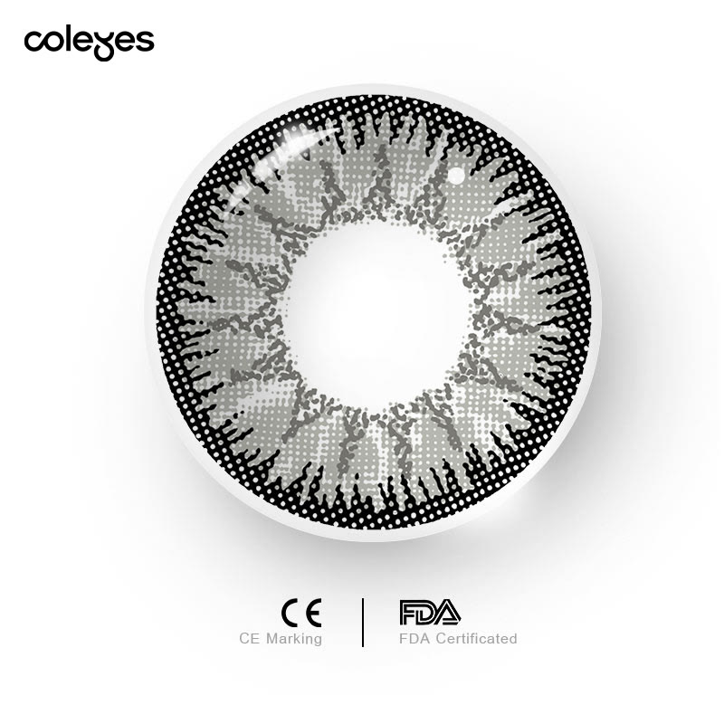 Coleyes Nonno Grey Yearly Prescription Cosplay Colored Contacts - image 9