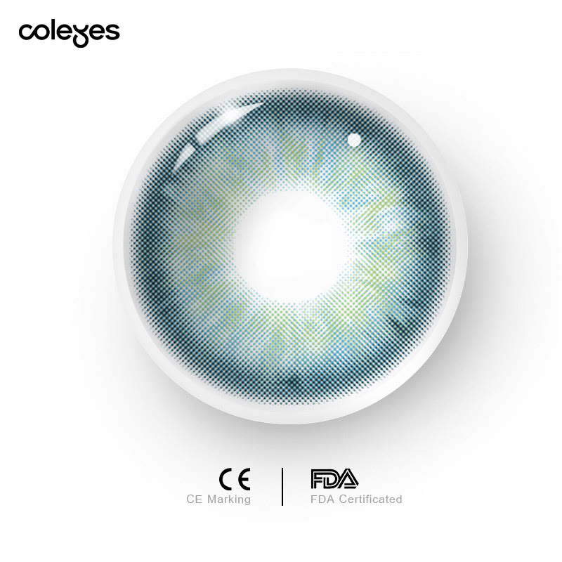 Coleyes Aegean Sea Ⅱ Blue Yearly Prescription Colored Contacts - image 10