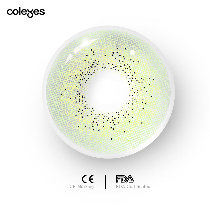 Coleyes Ocean Green Yearly Prescription Colored Contacts - image 6