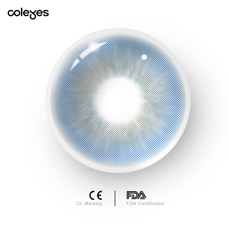 Coleyes Sin Blue Yearly Prescription Colored Contacts - image 11