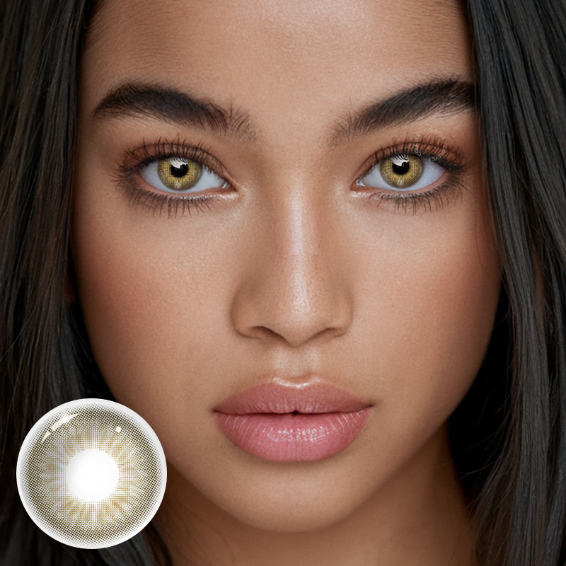 Coleyes DNA Taylor Ⅱ Brown Yearly Prescription Colored Contacts - image 2
