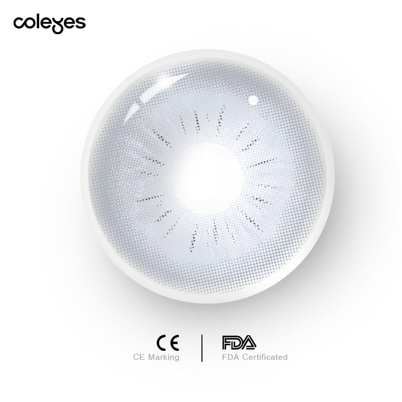 Coleyes Velvet Grey Yearly Prescription Colored Contacts - image 9