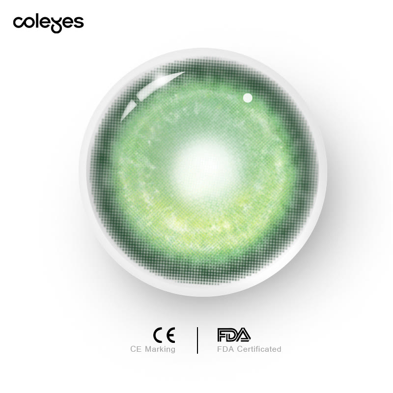 Coleyes Cosmic Green 1-Day / 1-Year Prescription Cosplay Colored Contacts - image 12