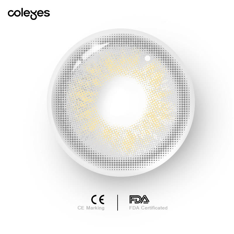 Coleyes Russian Grey Yearly Prescription Colored Contacts - image 8