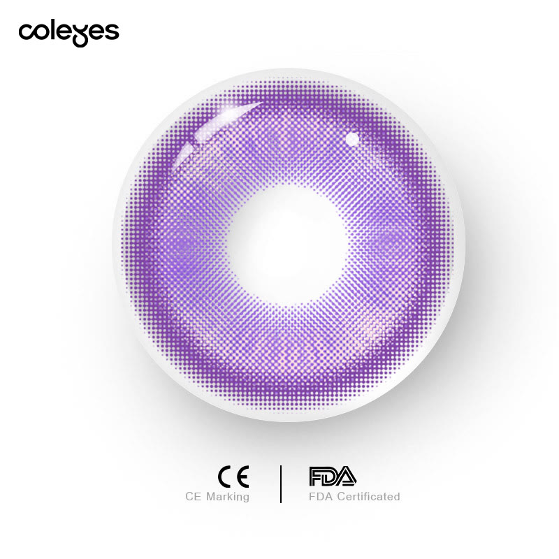 Coleyes Sassy Violet Prescription Yearly Cosplay Colored Contacts - image 10