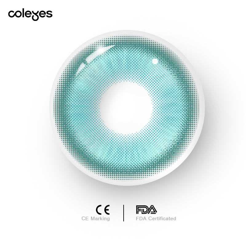 Coleyes Sassy Turquoise Prescription Yearly Cosplay Colored Contacts - image 10
