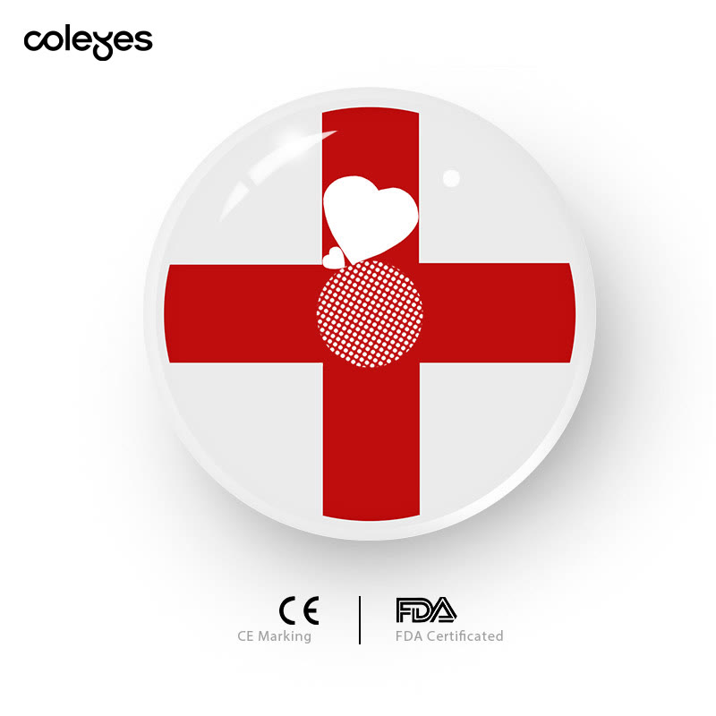 Coleyes Cross Red Yearly Cosplay Colored Contacts - image 9