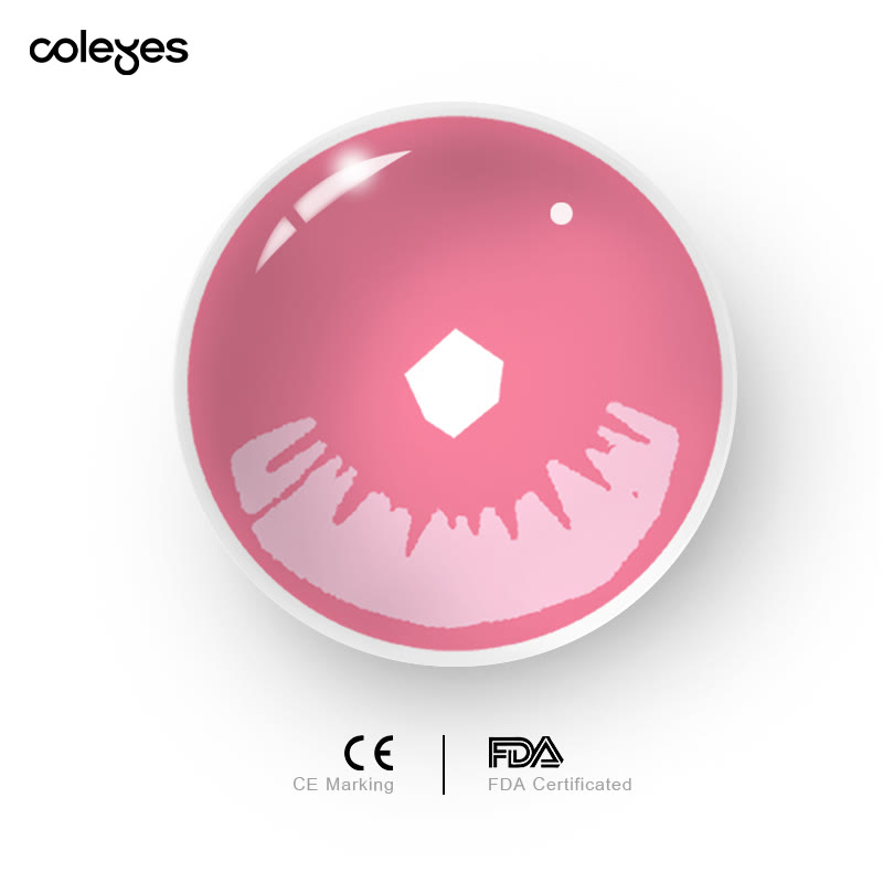 Coleyes Kamado Nezuko Yearly Prescription Cosplay Colored Contacts - image 4