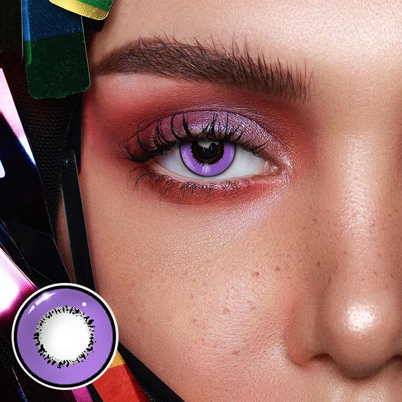 Coleyes Storm Violet Yearly Prescription Cosplay Colored Contacts - image 2