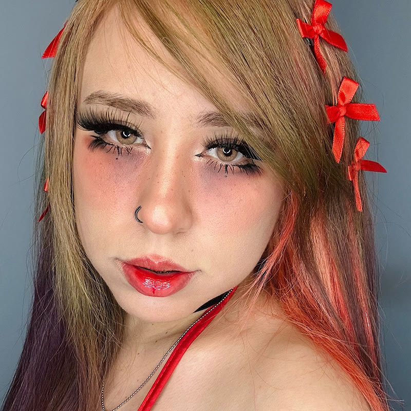 Coleyes Sin Brown Yearly Prescription Colored Contacts - image 7