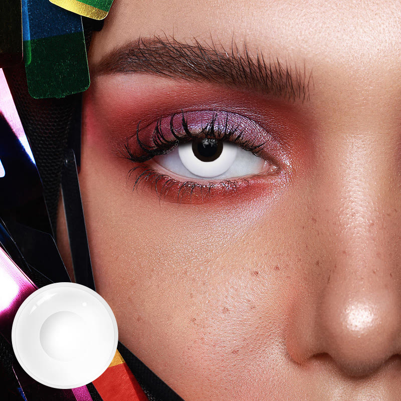 Coleyes Block White Yearly Cosplay Prescription Colored Contacts - image 2