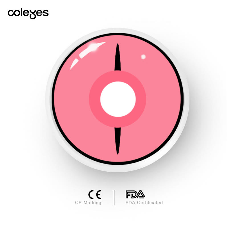 Coleyes Kamado Nezuko Ghost Yearly Prescription Cosplay Colored Contacts - image 5