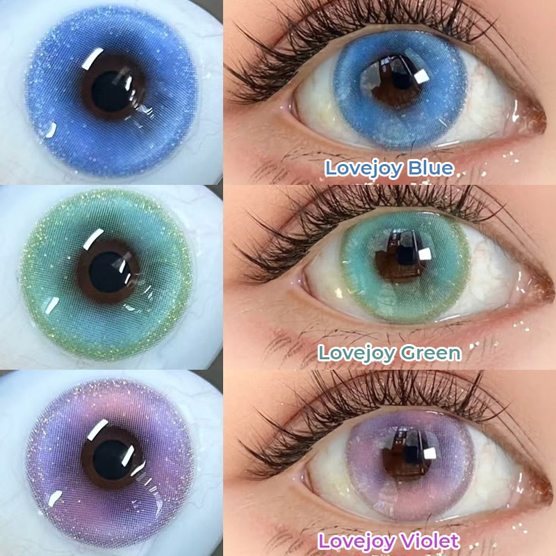 Coleyes Lovejoy Blue Yearly Prescription Colored Contacts - image 4