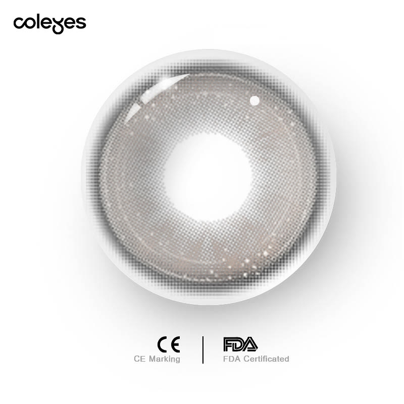 Coleyes Butterfly Grey Yearly Prescription Colored Contacts - image 5