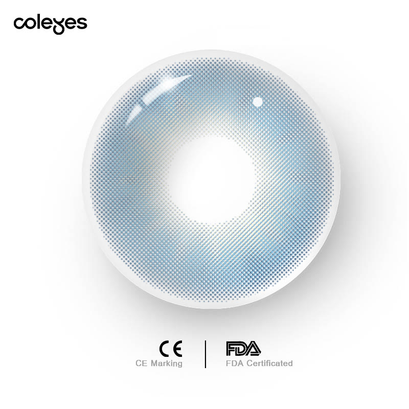 Coleyes Birkin Blue Yearly Prescription Colored Contacts - image 6