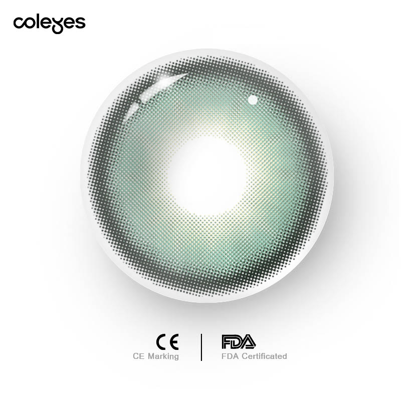 Coleyes Birkin Green Yearly Prescription Colored Contacts - image 5