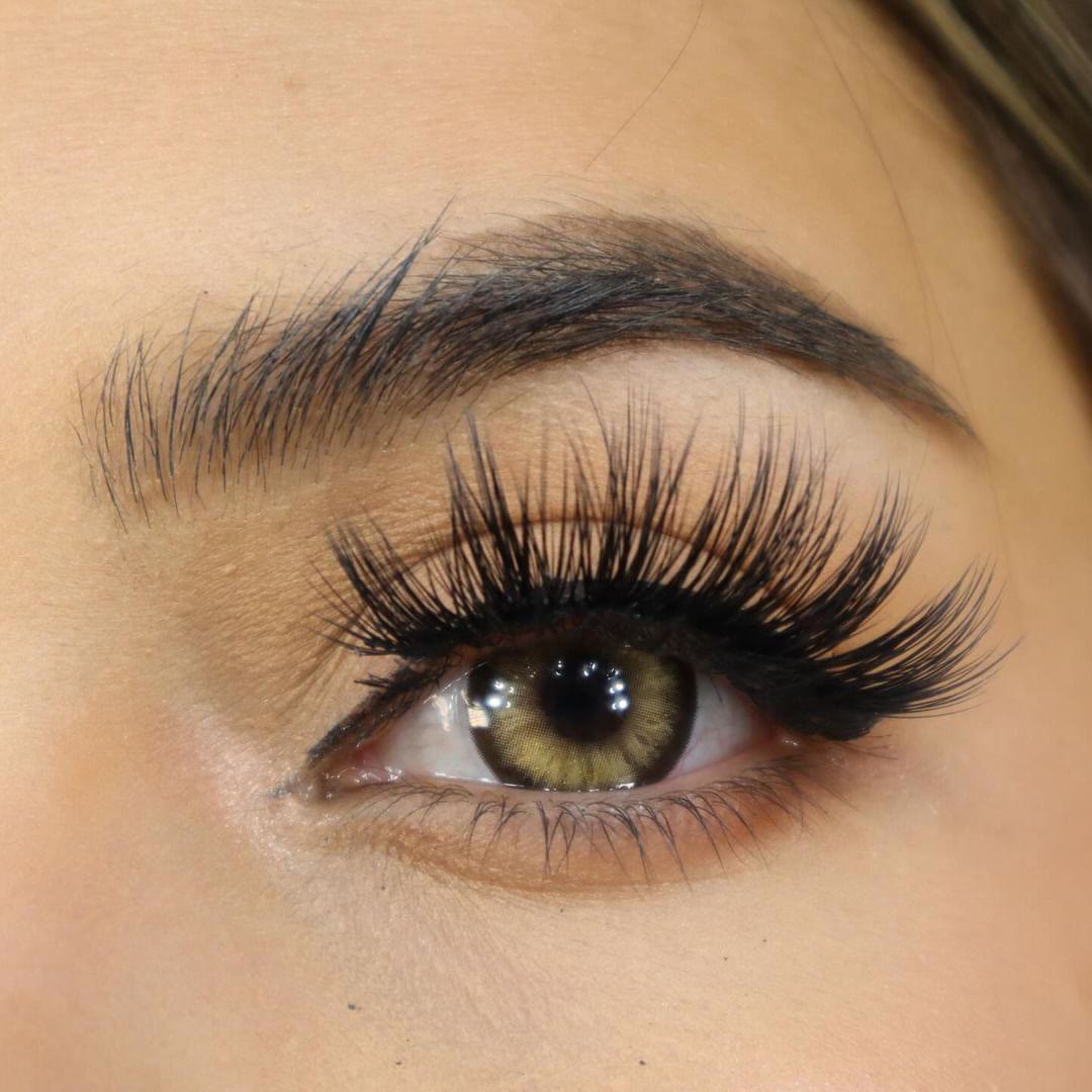 Coleyes Glittering Brown Yearly Prescription Colored Contacts - image 4