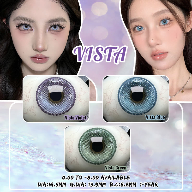 Coleyes Vista Blue Yearly Prescription Colored Contacts - image 6