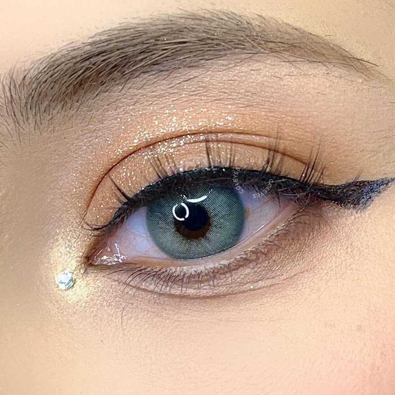 Coleyes Crystal Green Yearly Prescription Colored Contacts - image 6