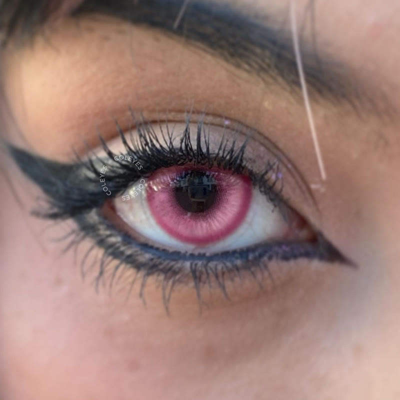 Coleyes Sassy Rose Red Prescription Yearly Cosplay Colored Contacts - image 4