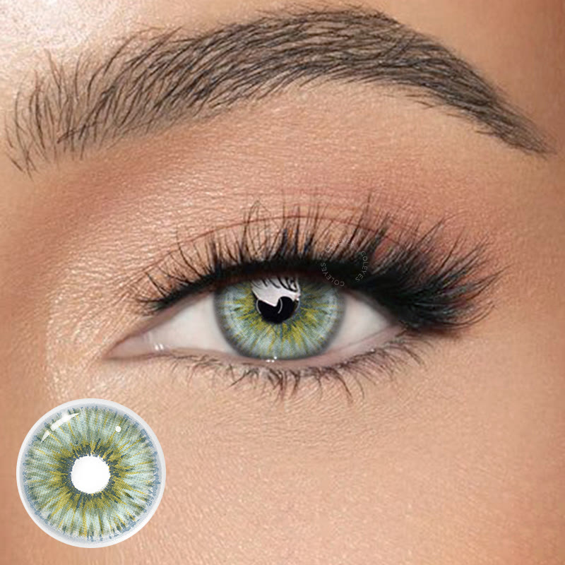 Coleyes Cybervision Green Yearly Prescription Colored Contacts - image 1