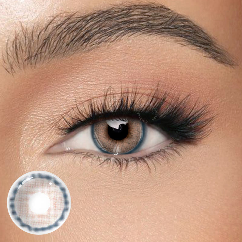 Coleyes Genshin Moon Grey Yearly Prescription Colored Contacts - image 1