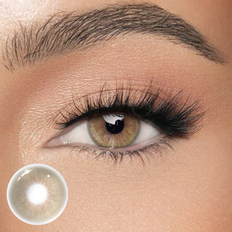 Coleyes Sin Brown Yearly Prescription Colored Contacts - image 1