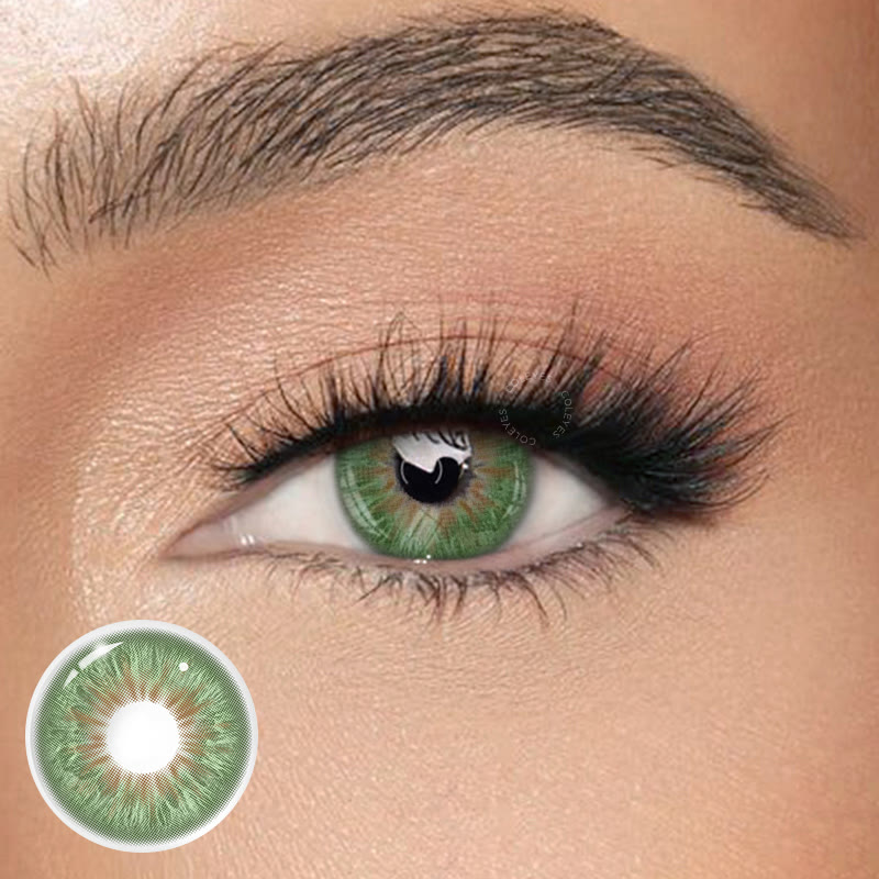 Coleyes Wildness Snake Green Yearly Colored Contacts - image 1