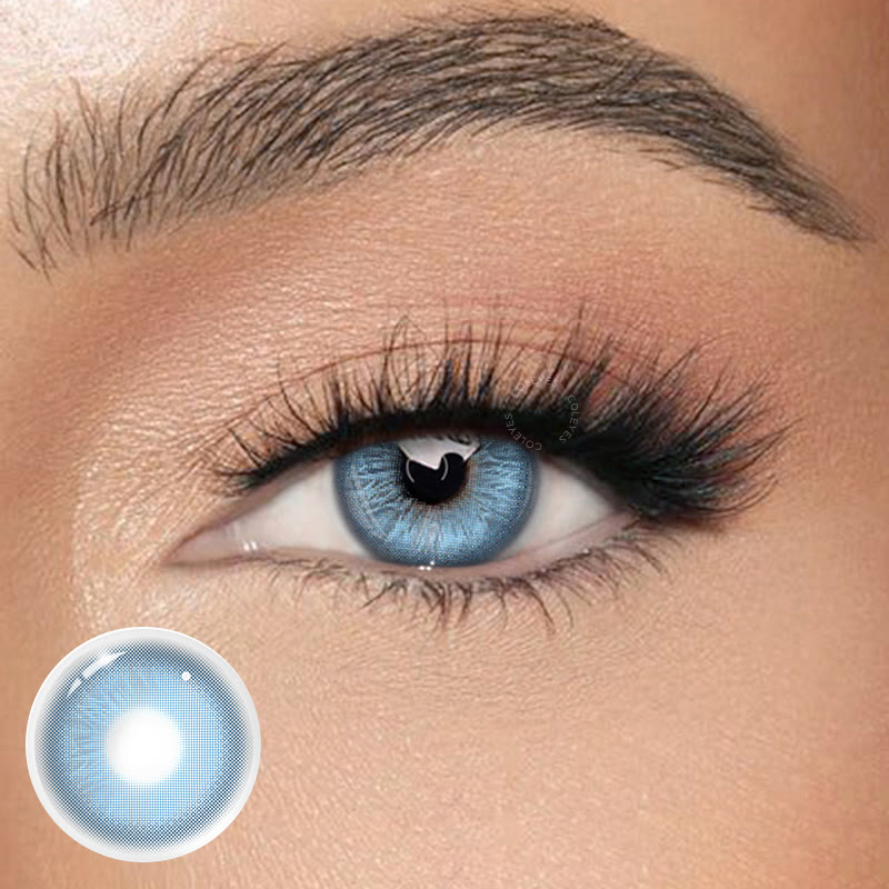 Coleyes Urban Nights Blue Yearly Colored Contacts - image 1
