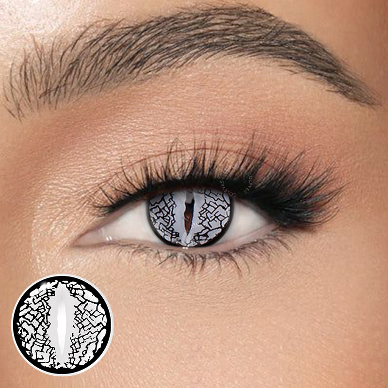 Coleyes Lizard Eye Grey Yearly Cosplay Colored Contacts - image 1