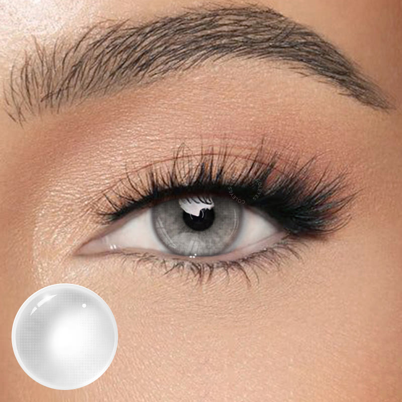 Coleyes Aurora Grey Yearly Prescription Colored Contacts - image 1