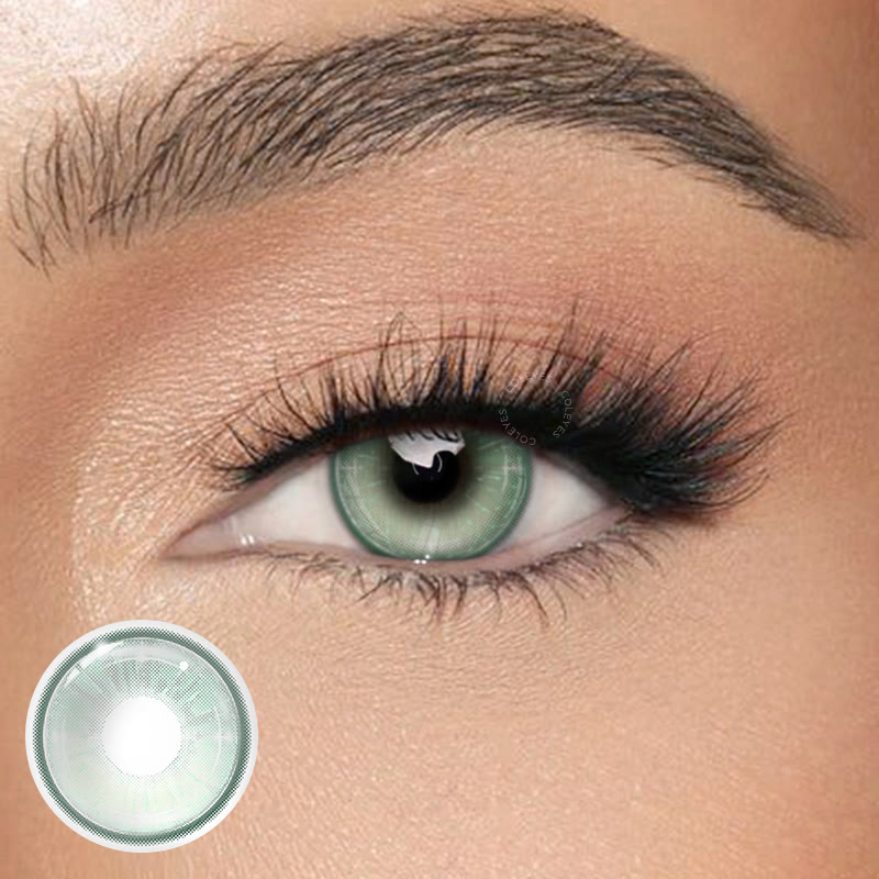 Coleyes Vista Green Yearly Prescription Colored Contacts - image 1