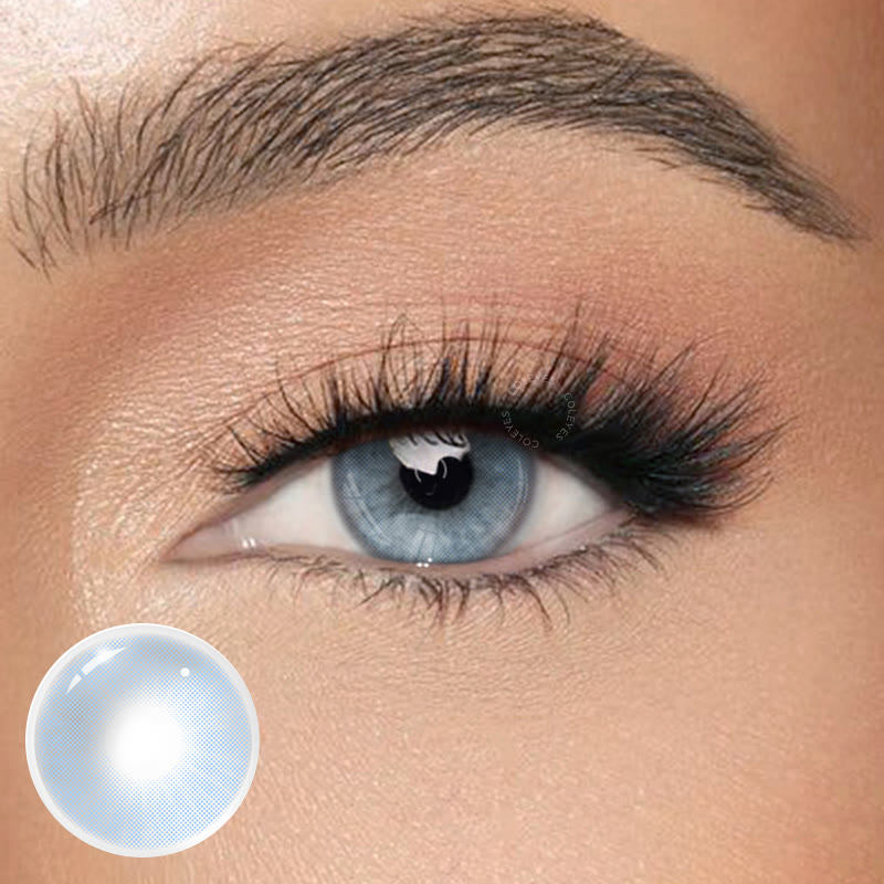 Coleyes Hid Azul Yearly Prescription Colored Contacts - image 1