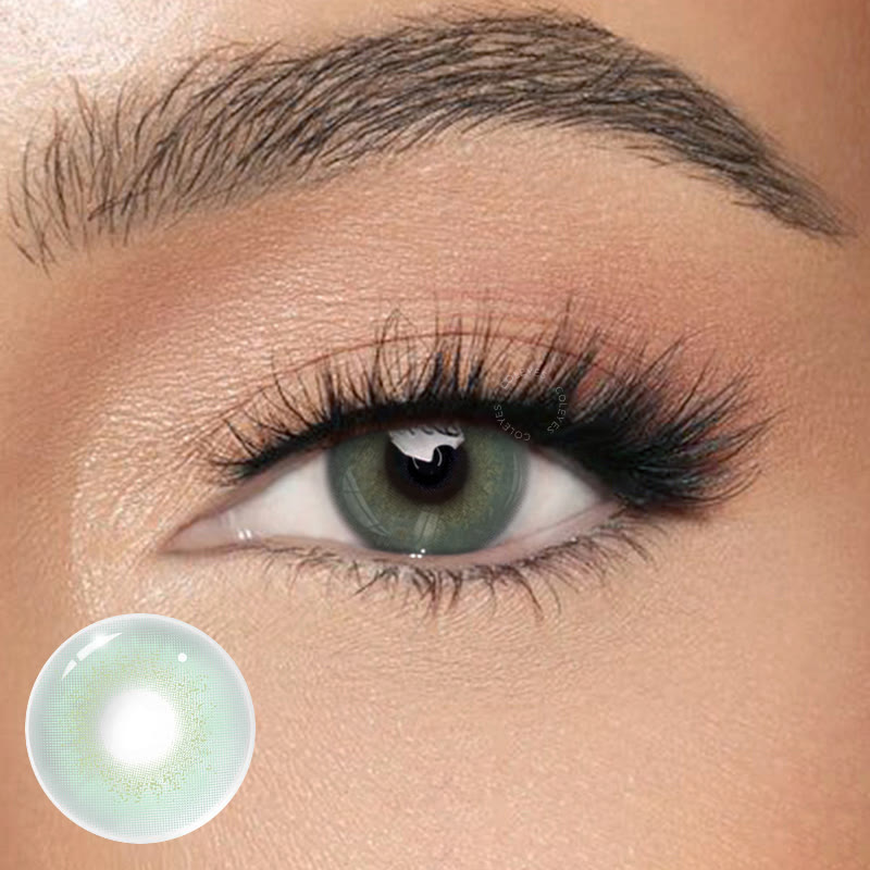 Coleyes Ivy Green Yearly Colored Contacts - Ivy Green - 0.00 - MO-19 - image 1