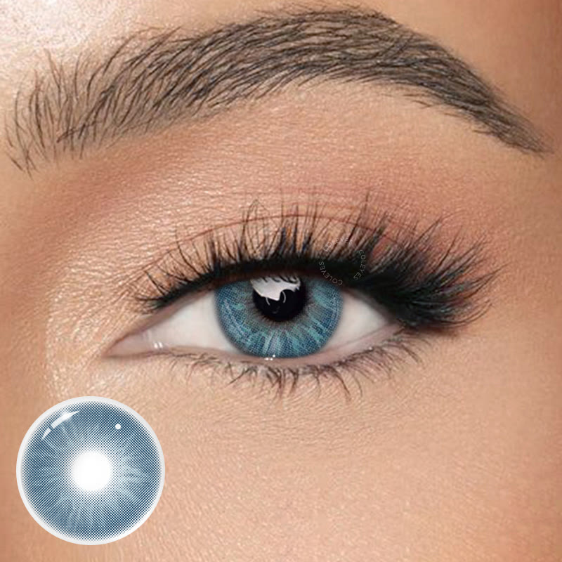 Coleyes Profound Blue Yearly Prescription Colored Contacts - image 1