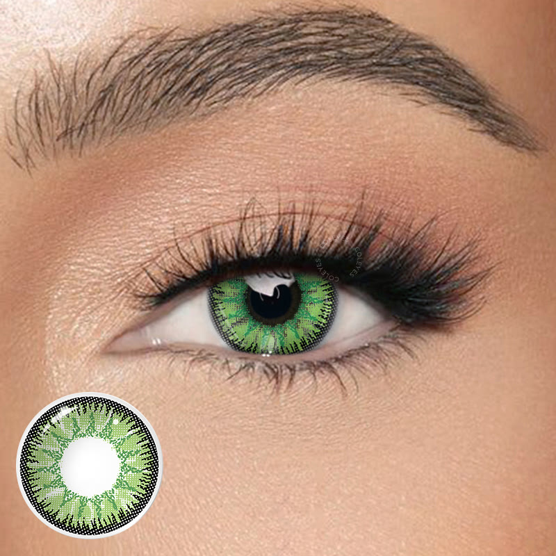 Coleyes Nonno Green Prescription Yearly Cosplay Colored Contacts - image 1