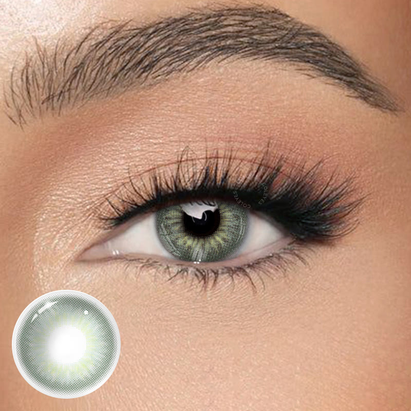 Coleyes DNA Taylor Ⅱ Green Yearly Prescription Colored Contacts - image 1